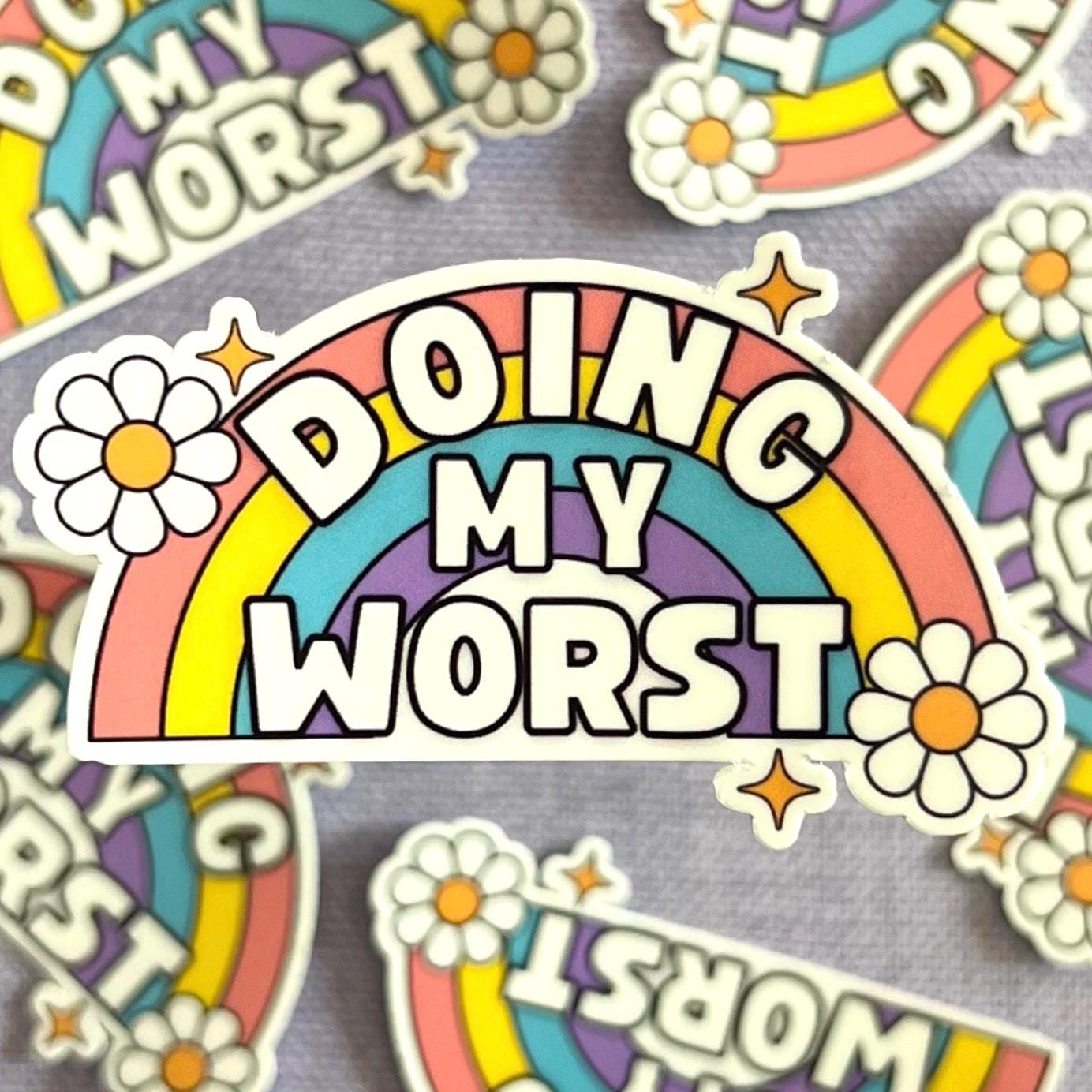 Doing My Worst Sticker
