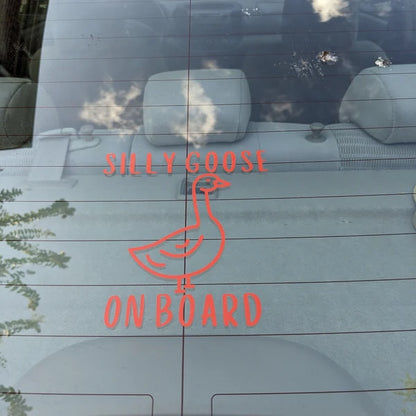 Silly Goose on Board Decal