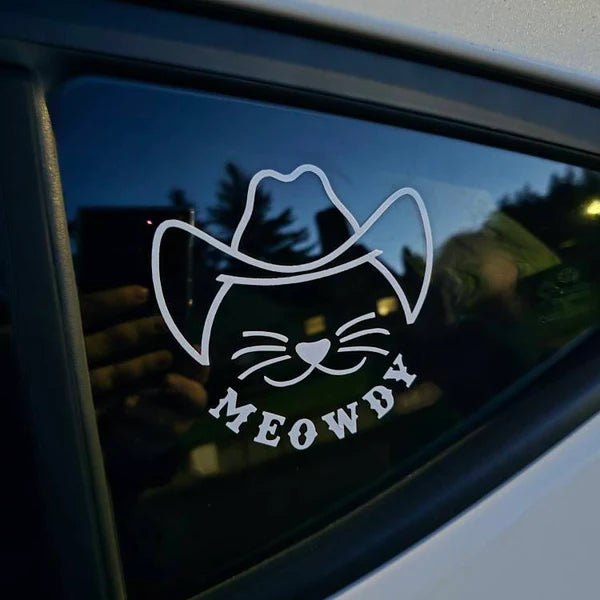 Meowdy Decal