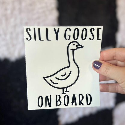 Silly Goose on Board Decal