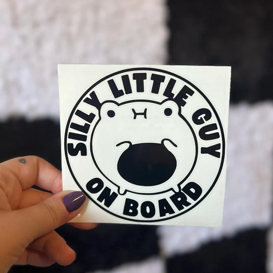 Silly Little Guy on Board Decal