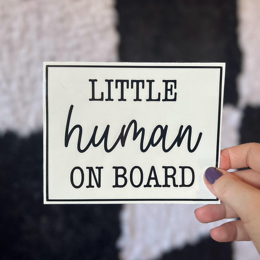 Little Humans On Board Decal