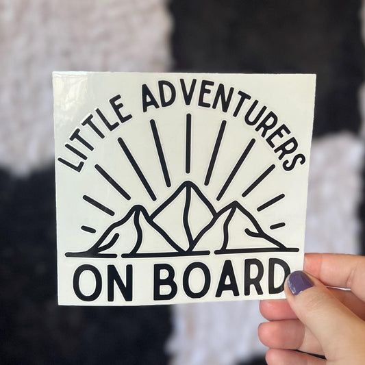 Little Adventurer on Board Decal