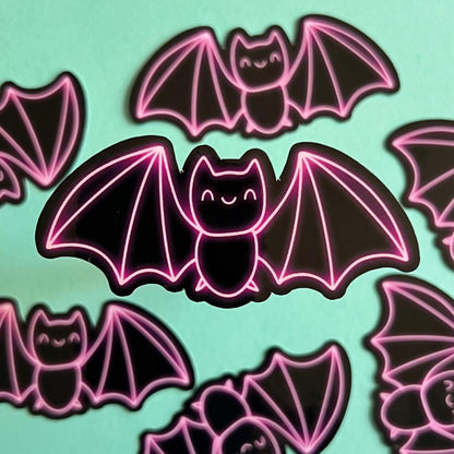 Neon Bat Sticker