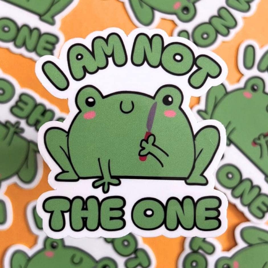 I Am Not The One Sticker