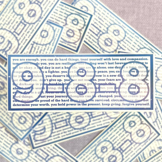 988 Affirmation Sticker