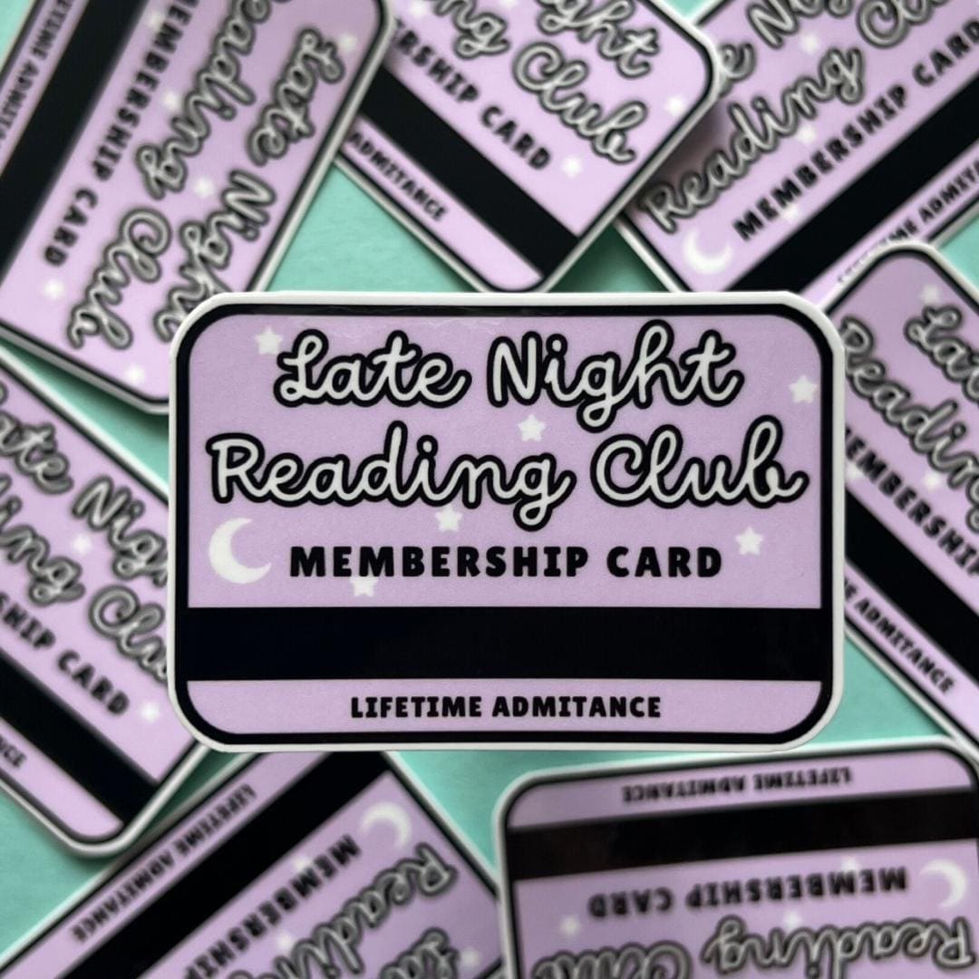 Late Night Reading Club Sticker