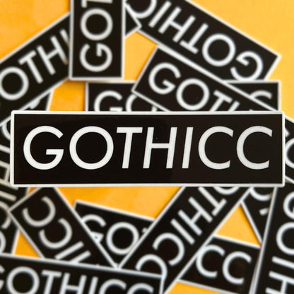 Gothicc Sticker