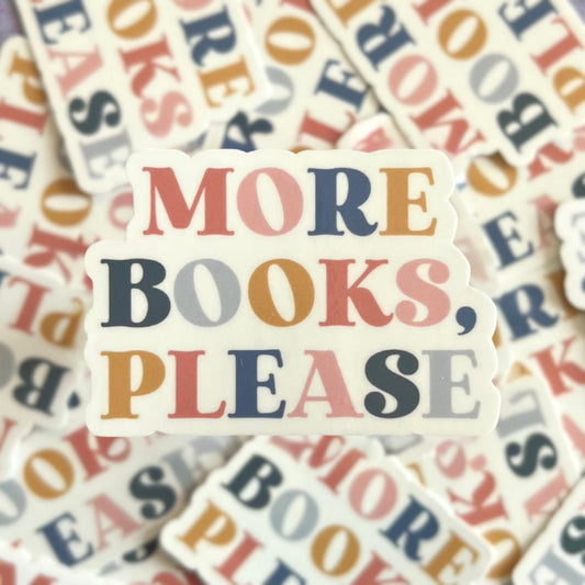 More Books Please Sticker