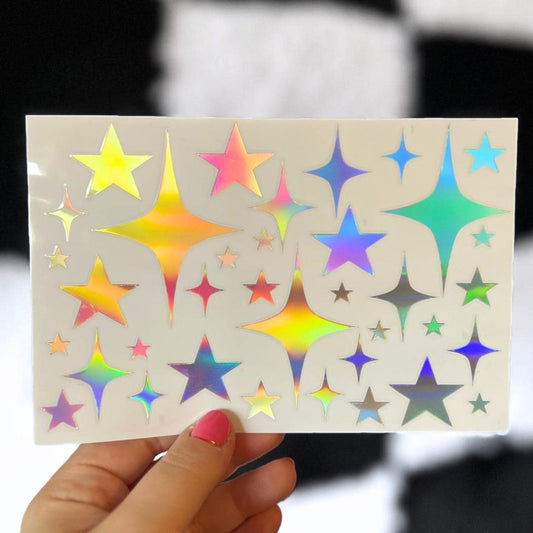 Holographic Variety Star Decal