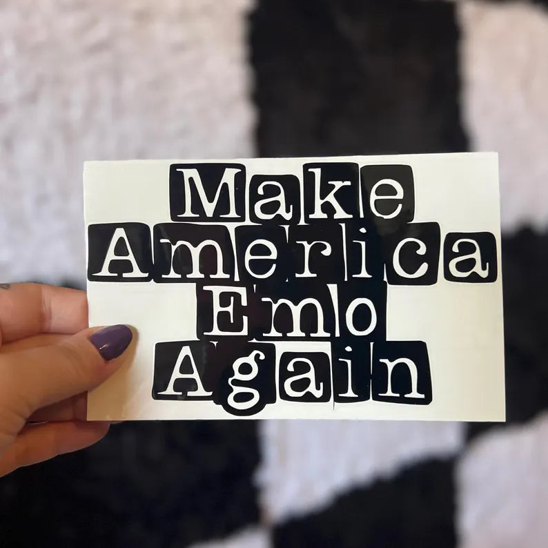 Make America Emo Again Decal