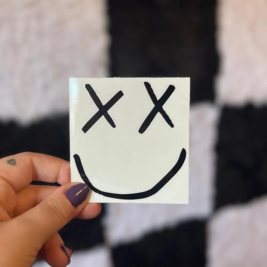 X Smile Decal